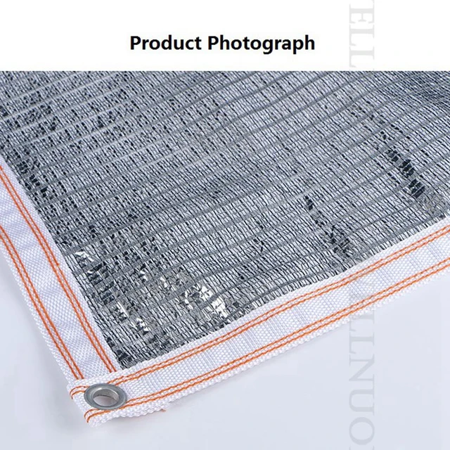 Nnw Alumínium Fólia Tükrözi Az Uv-Ellenes Napfényellenes Nettó Net 75% Nap Árnyékolási Sebesség A Kültéri Autó Növények Napgátló Hőszigetelése - Image 4