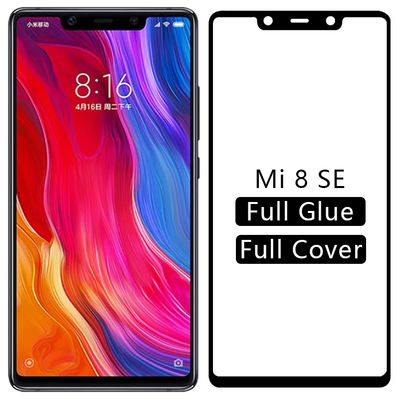 Чехол для xiaomi mi 8 se чехол из закаленного стекла Защита экрана ksiomi xiao my 8se защитный