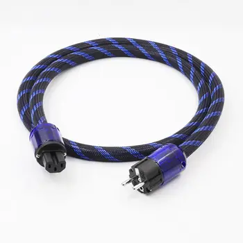 

Hi-End Schuko Power Cable hifi power cable EU Power Cord with EU Plug Mains Power Cable HIFI Audiophile European AC Power Cable