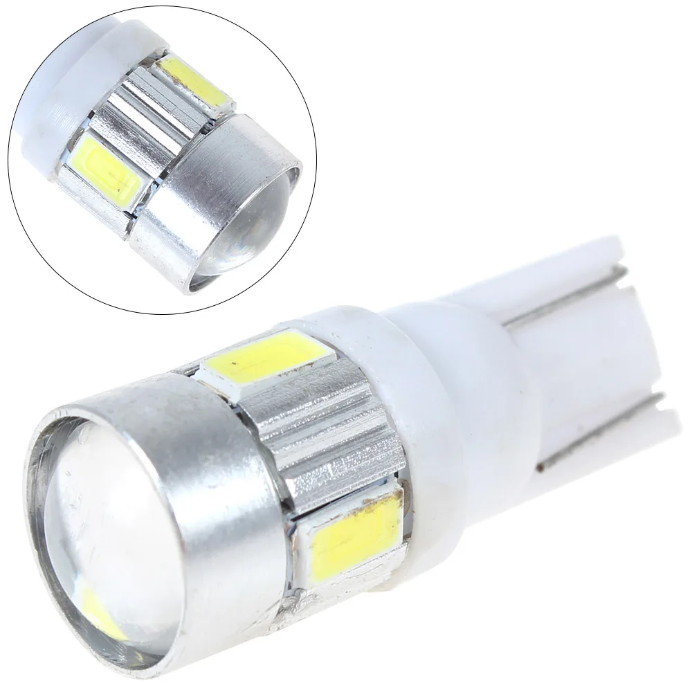 1 шт. 12В 250лм T10 168 W5W светодиодный проектор высокой мощности белый автомобильный