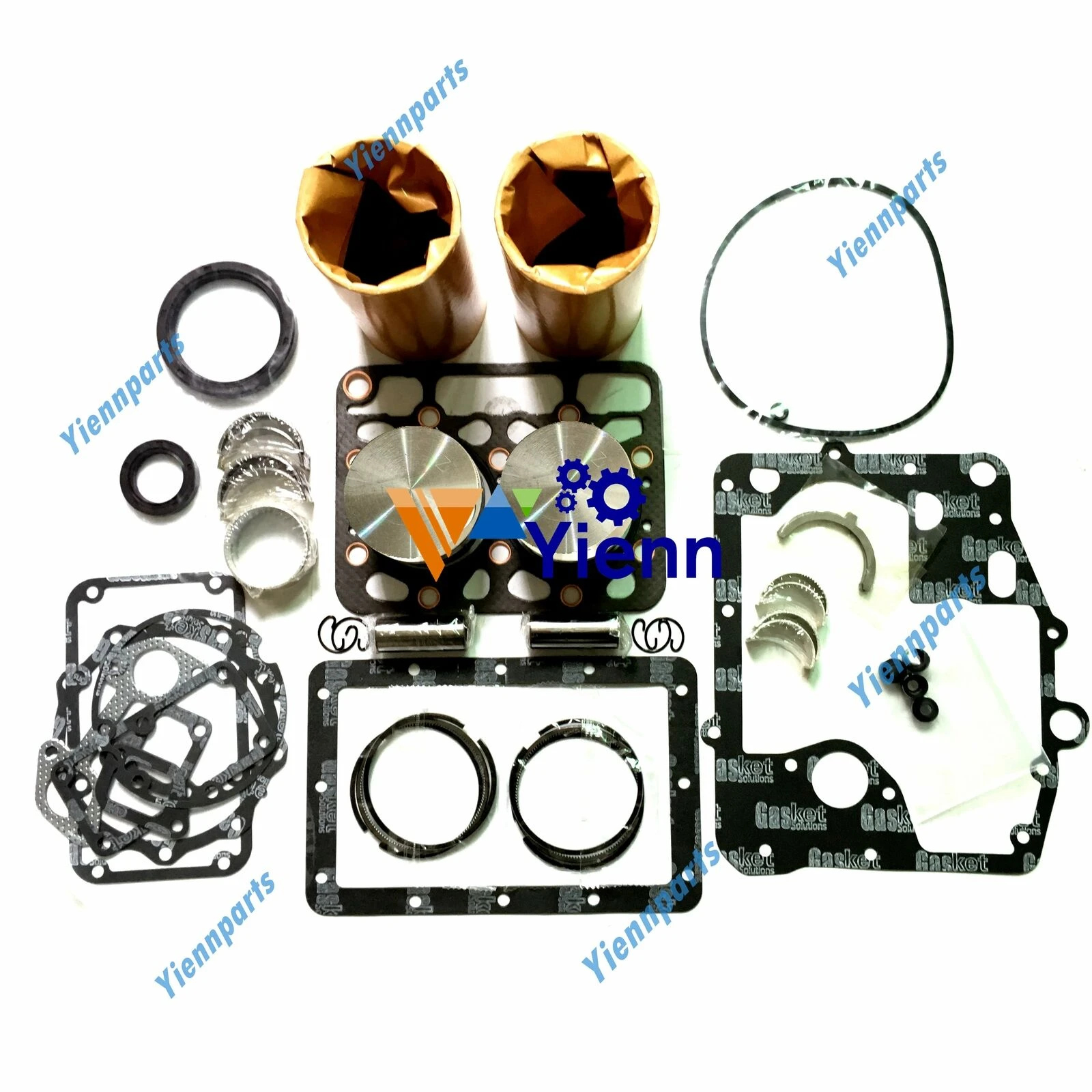 For Kubota Z751 Overhaul Rebuild Kit Piston Bearing Gasket L175 L185
