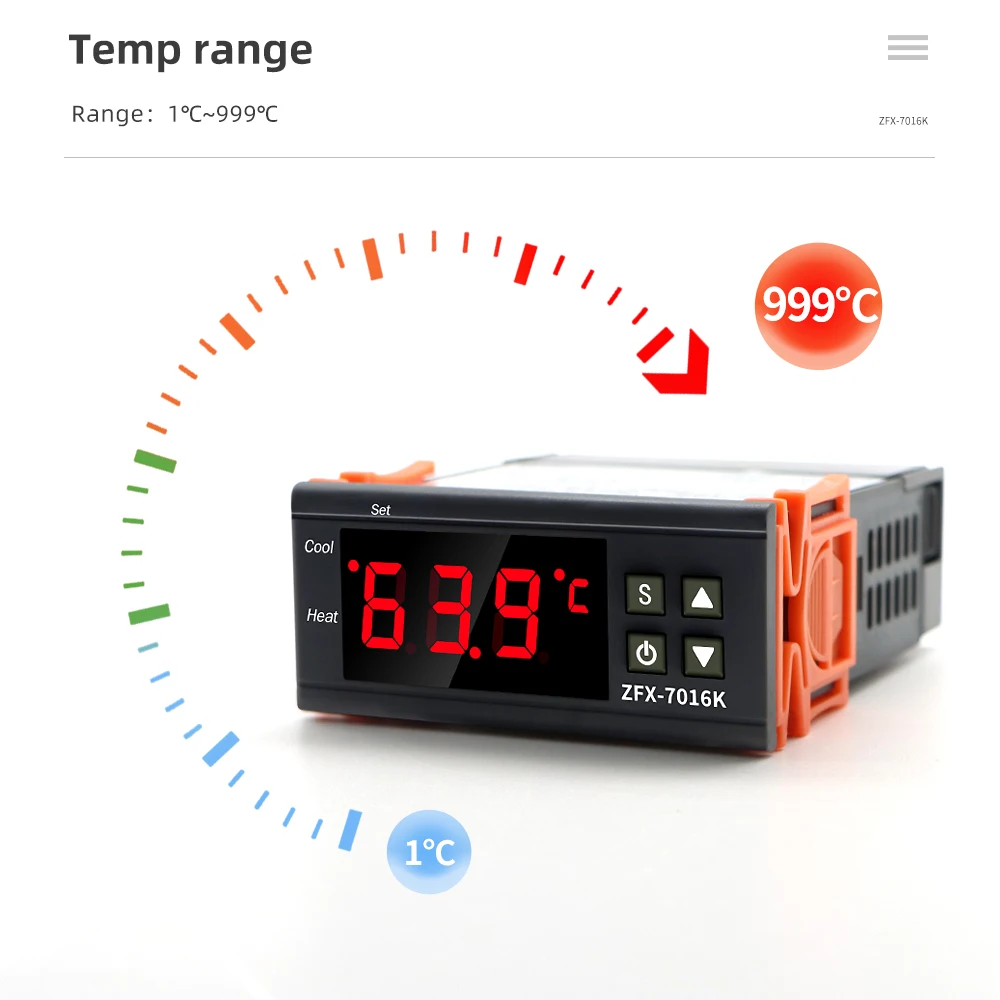 ZFX Thermostat Digital Temperature Controller 10A/30A 12V/220V