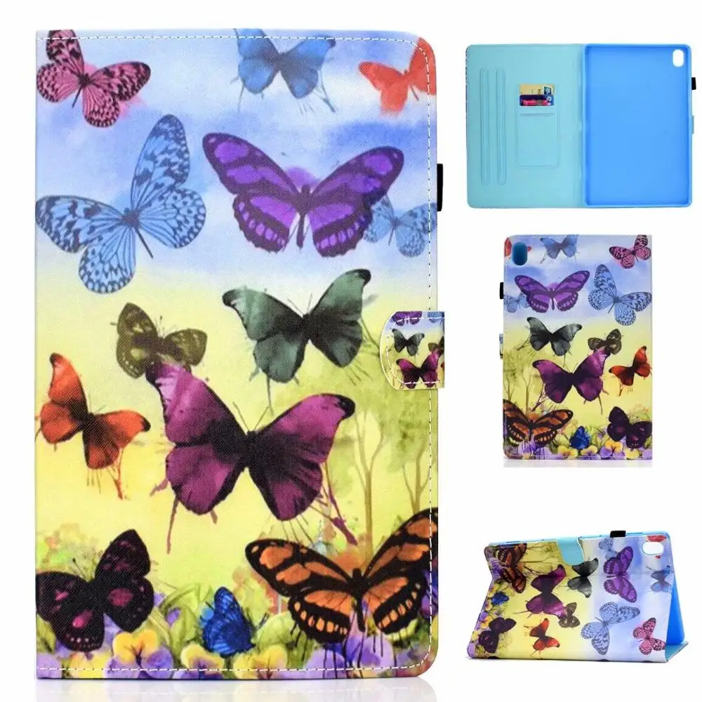 6 Lovely Children Cartoon PU Leather Magnet Smart Tablet Case for Huawei Mediapad M6 10.8 Inch Flip Stand Cover Funda+Pen - Цвет: 6