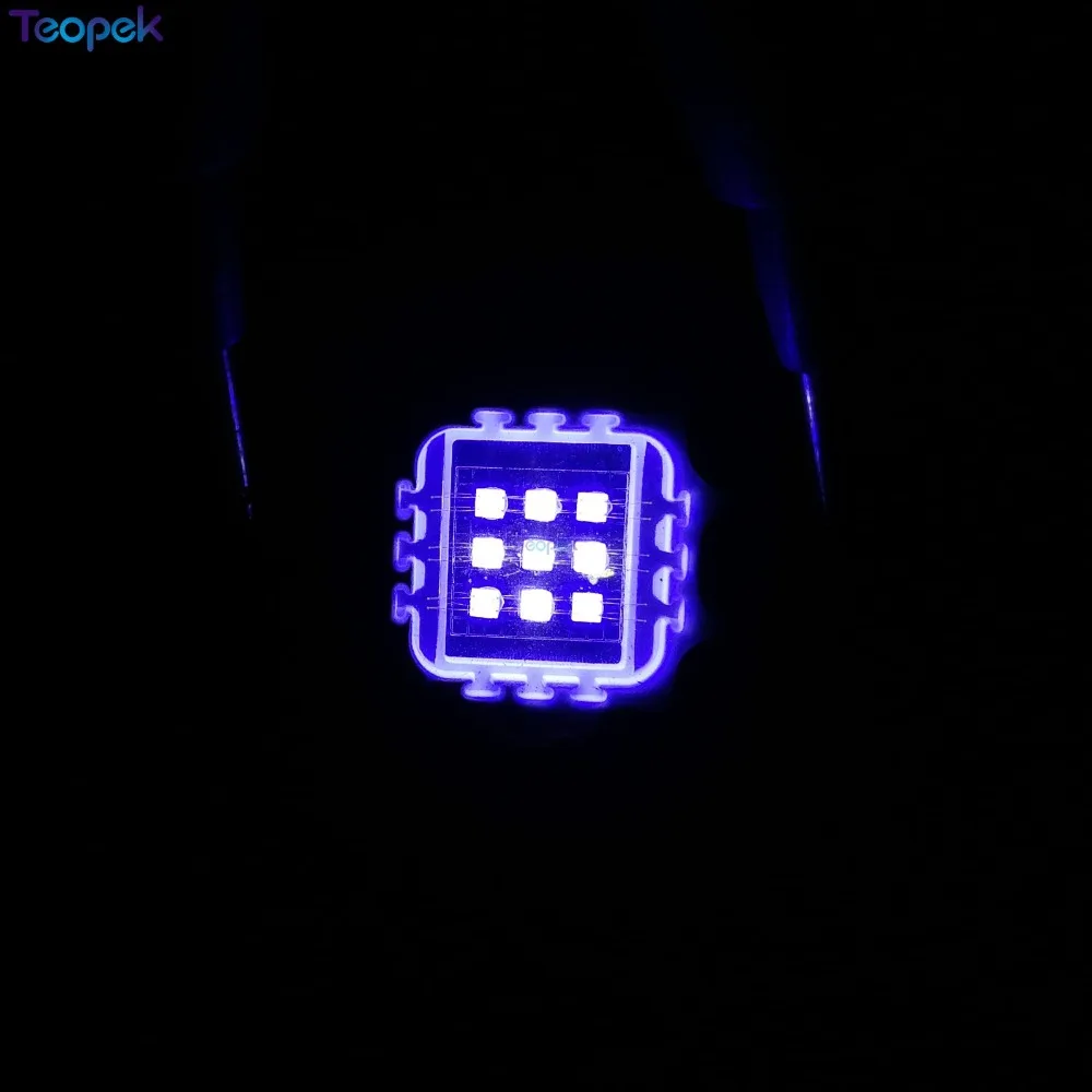 10W Super Actinic 4xRoyal blue 5xCool White 10000K Hybrid High Power Multichip LED Intergrated Light Source for Aquarium