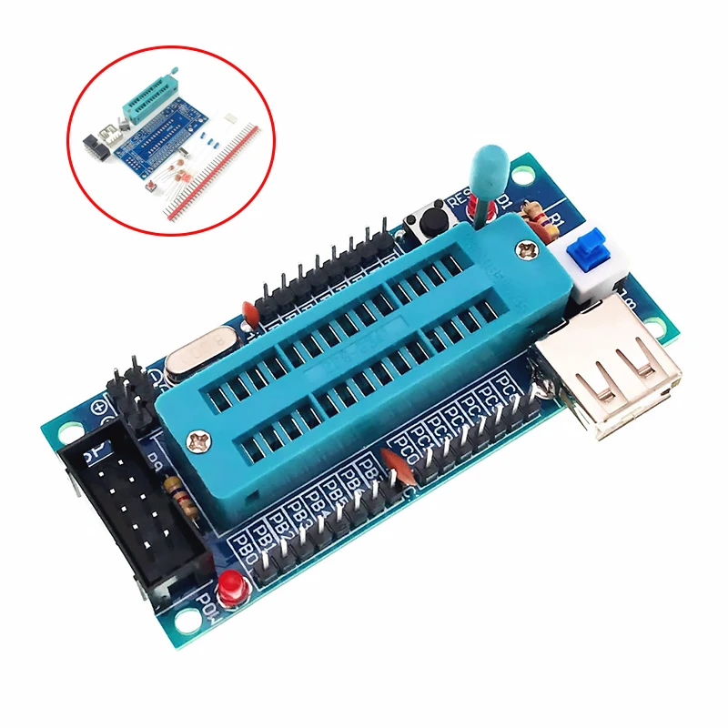 Макетная плата ATmega8 ATmega48 ATMEGA88 AVR (без чипа) новый электронный модуль Diy Kit печатная
