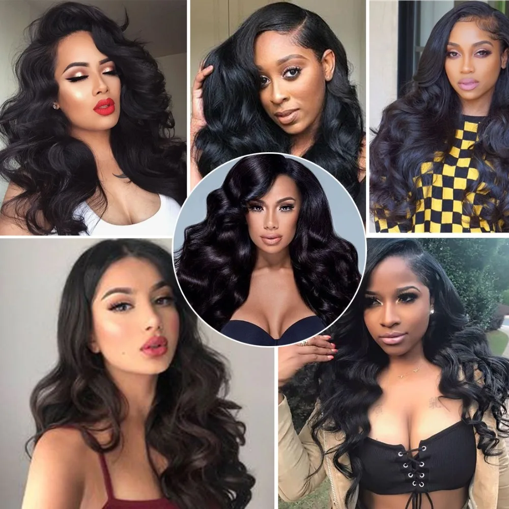 com fechamento fechamento do laço remy extensão do cabelo humano