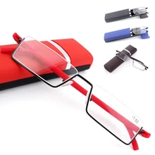 TR90 очки для чтения с мини увеличительной линзой Женские Мужские Женские диоптрные очки фокус плюс очки 1,0 1,5 2,0 2,5 3,0 3,5 4,0