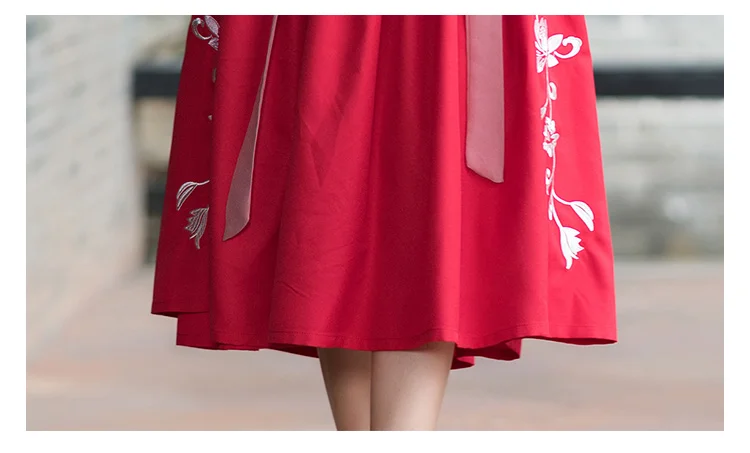 Традиционная китайская одежда для женщин Hanfu платье феи древняя династия Хань костюмы принцессы Национальный сценический народный танец одежда DN4145