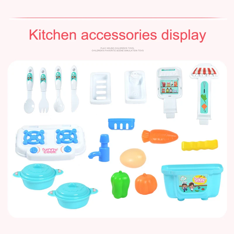 1Set Dinette Enfant Jouet Slime Kit New Children Kids Girl Toy Role Play Mini Simulation Kitchenware Tableware CookwareGifts T6#