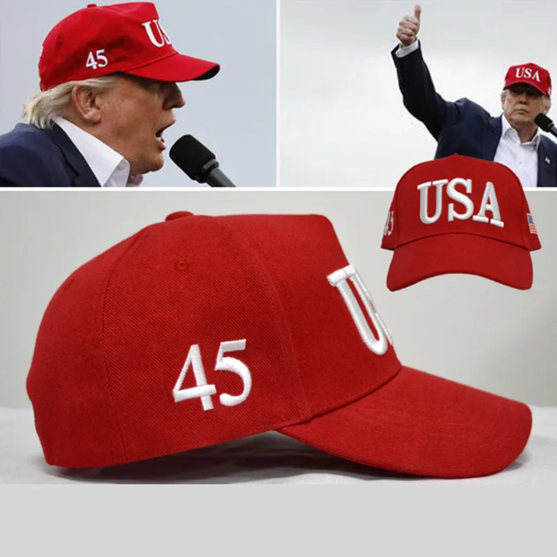 

Donald Trump Baseball Cap USA Letters Embroidery New Fashion GOP Republican Patriots Snapback Casual Trump President Hats MZ0008