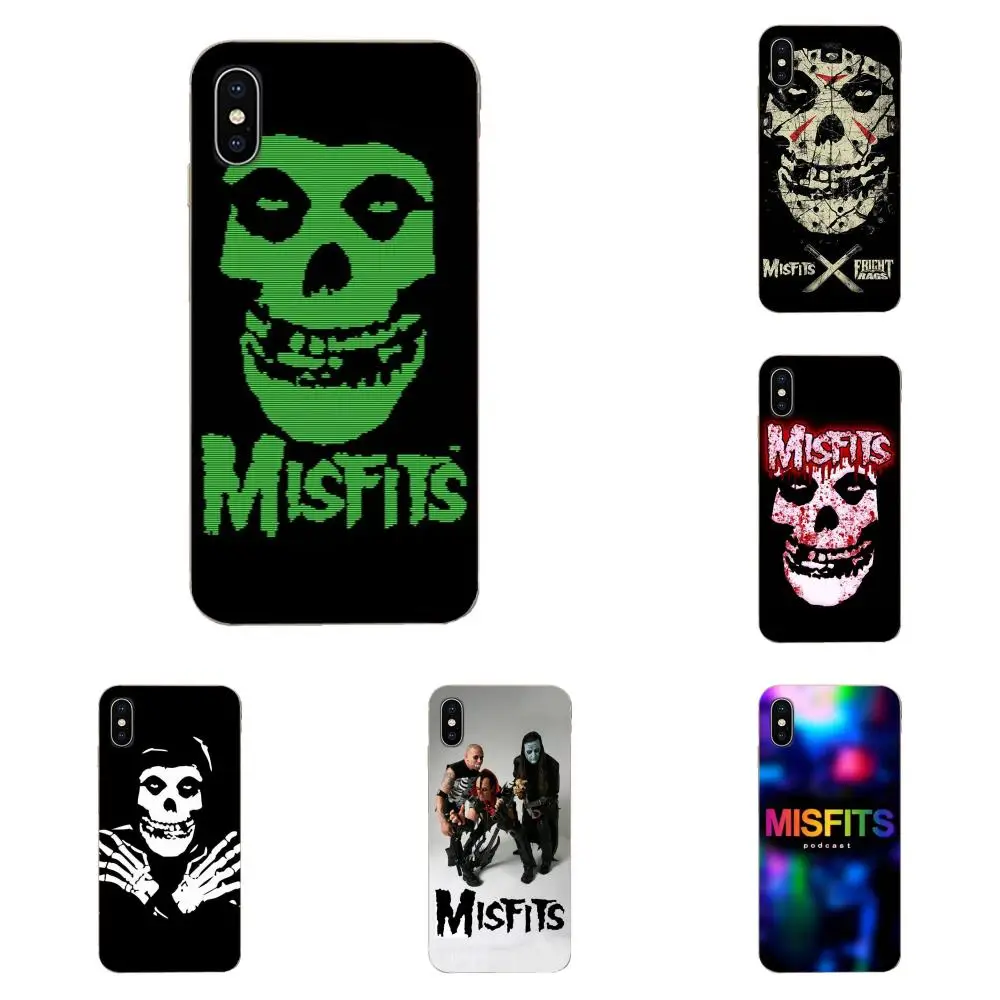 Для Apple iPhone 4 4S 5 5C 5S SE 6 6S 7 8 11 Plus Pro X XS Max XR Ультратонкий чехол Misfits Fiend Crazy Skull |