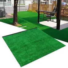 Садовый пейзаж 10 мм Толстая имитация искусственный газон ковер из дерна 1x1 м аксессуары для украшения дома