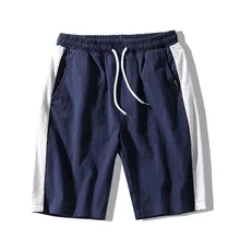 Хлопковые летние шорты, мужские тонкие спортивные Pants-5XL, свободные и большие размеры, Мужские Короткие Шорты, бриджи