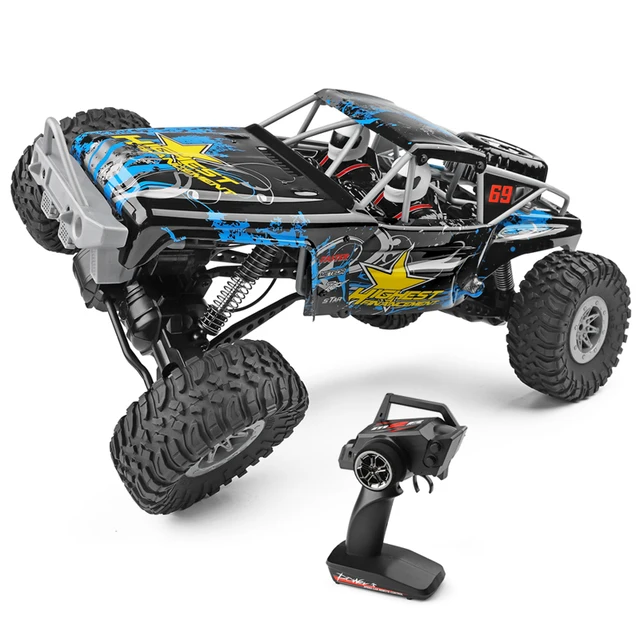 High Chassis Off-Road Truck 2.4G 1/10  280 Motor 4WD Double Bridge Independent Suspension Wireless Control RC Rock Crawler Truck