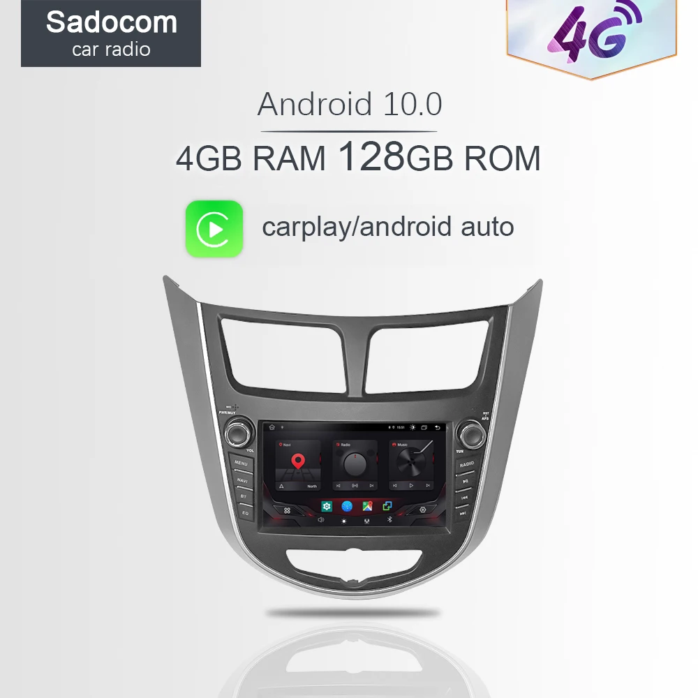 Автомобильный мультимедийный DVD плеер DSP Android 10 0 64 ГБ 4 RAM RDS Авторадио GPS