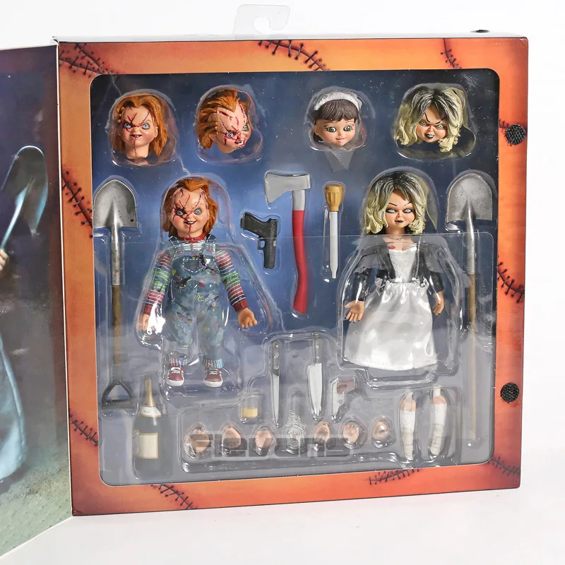 NECA Невеста Чаки и Тиффани конечная фигурка кукла из фильма ужасов игрушка