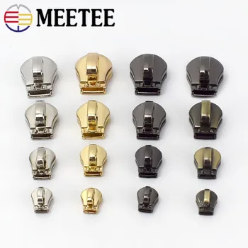 

20pcs 3# 5# 8# 10# Spring Lock Zipper Head for Metal Zippers Pull Bag Zipeper Sliders Garment DIY Repair Kit Accessories AP604
