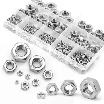 

326pcs/set DIN934 Stainless Steel m3 m4 m5 m6 m8 m10 m12 Carbon Steel Hex Hexagon Nut Bolt m1.2 m1.4 m1.6 m2 m2.5 m3 m4 m5 m6 m8