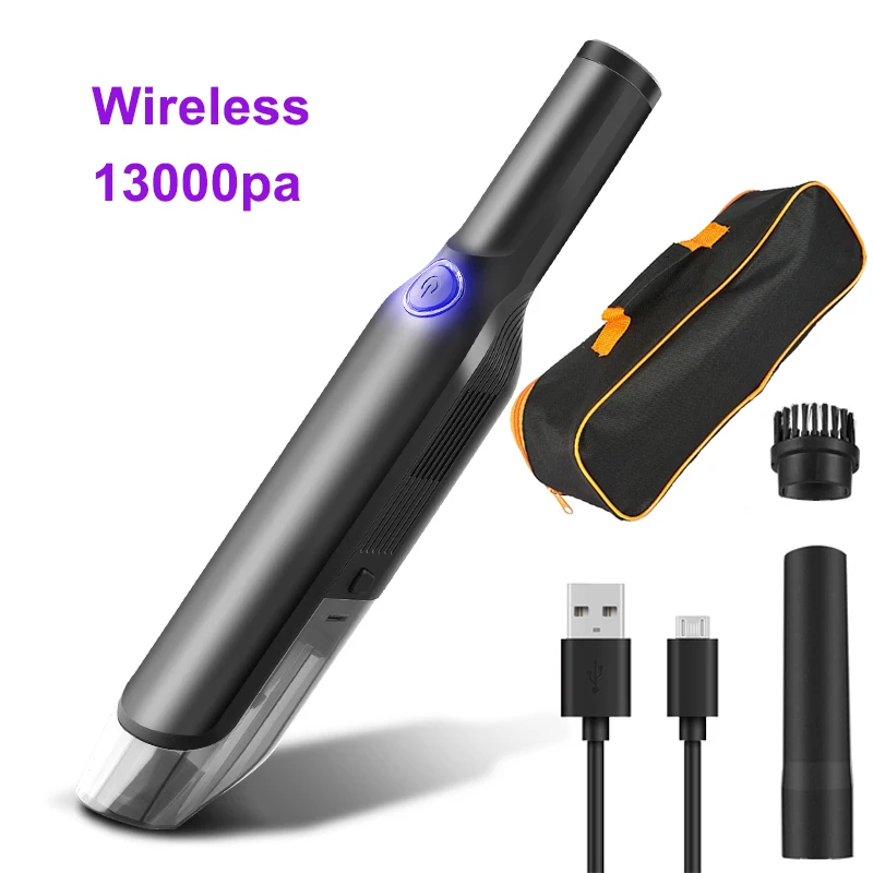 

Portable Car Vacuum Cleaner Wireless Rechargeable Handheld Vacuum Cleaner Super Suction Wet/Dry Clean Car Washing Accessories