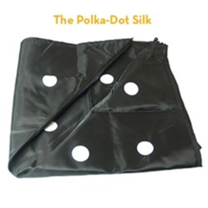 The Polka - Dot Silk (45*45cm) - Stage Magic Tricks Magician Gimmick Props Comedy Scarves Appearing / Vanishing Dots Magic Toys