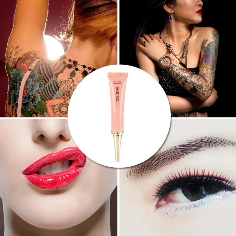 

Hot Tattoo Cleaning Cream Plant Extract Painless Tattoo Eyeliner Removal Cleaning Fluid J3