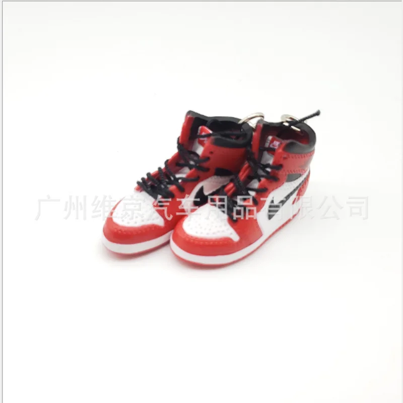 Королевский синий Дропшиппинг aj1 Chicago “не для перепродажи красный” брелок в виде кроссовка Air Jordan 1 3D мини-кроссовки, заблокированный спортивный брелок в виде кроссовка s - Цвет: Королевский синий
