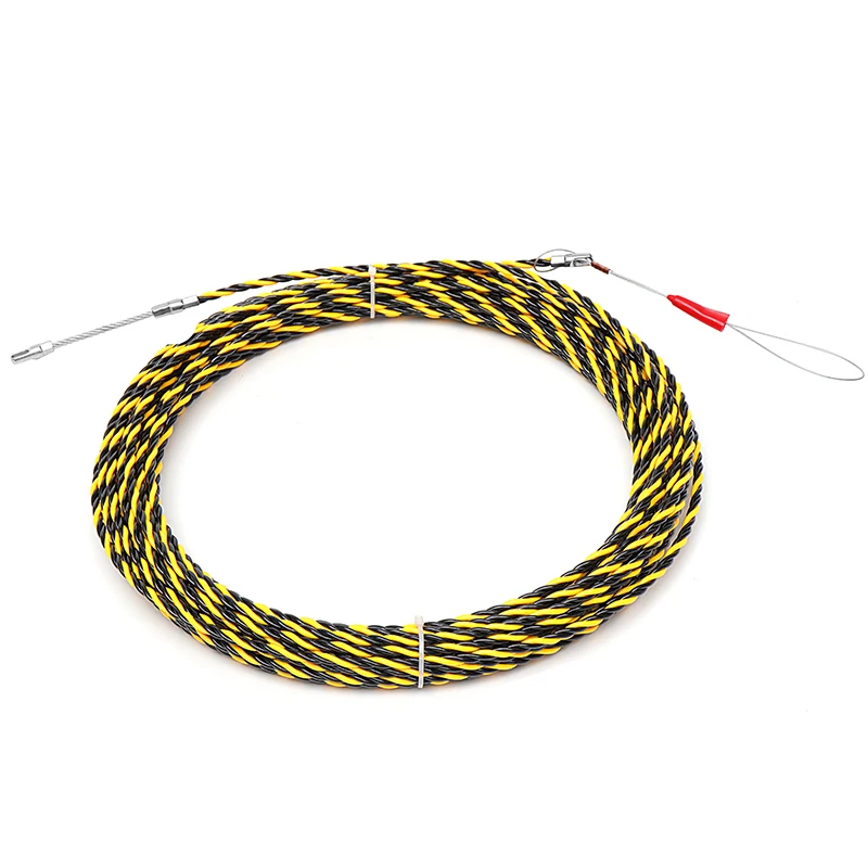 

6mm 5 Meters To 50 Meters Cable Puller Guide Device Glass Fiber nylon Electric Cable Push Pullers Tape Wire Threading Aid Tool