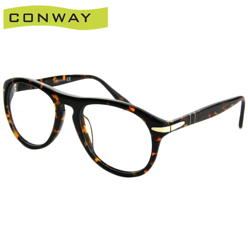 Havna Негабаритная оправа для очков Conway, очки с прозрачными линзами, большие очки в стиле пилота, большие оправы для мужчин и женщин, очки без рецепта - Цвет оправы: Havna