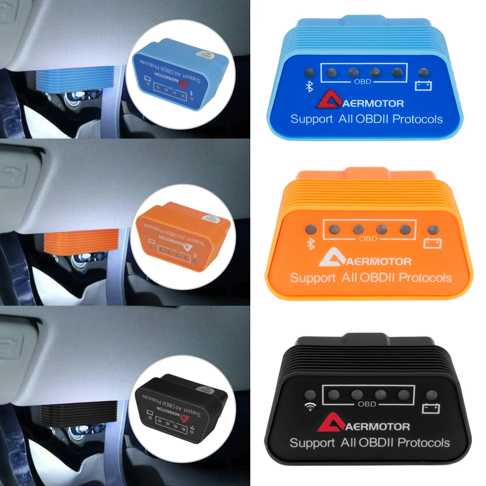Pic25k80 Bluetooth/Wifi OBD2 ELM327 сканер код ридер для BMW Audi VW Mercedes Ford peugeot Android IOS автомобильный
