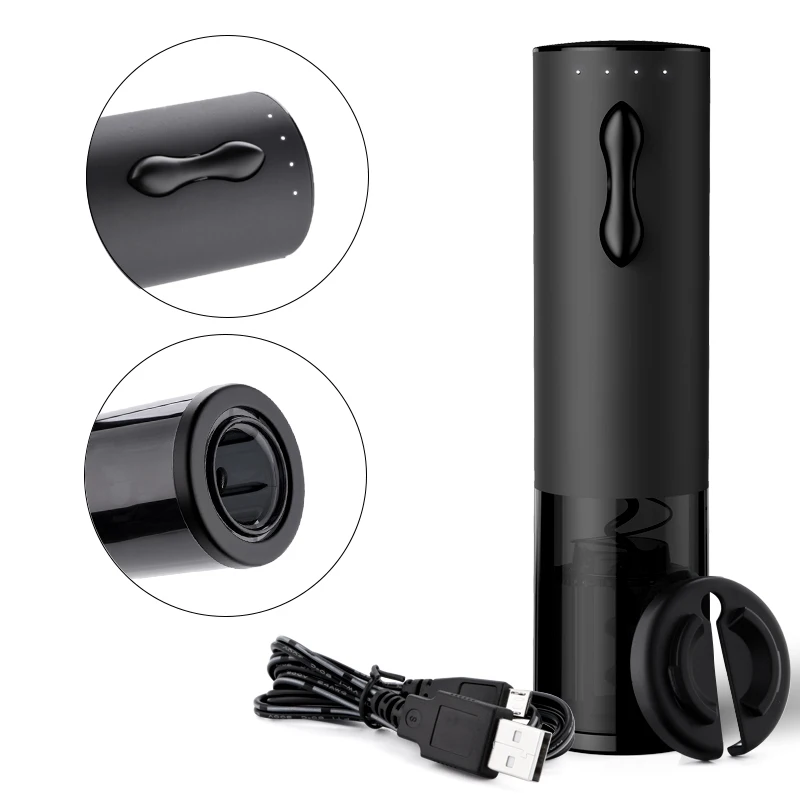 USB Автоматический Консервооткрыватель бутылки вина штопор для открывалка