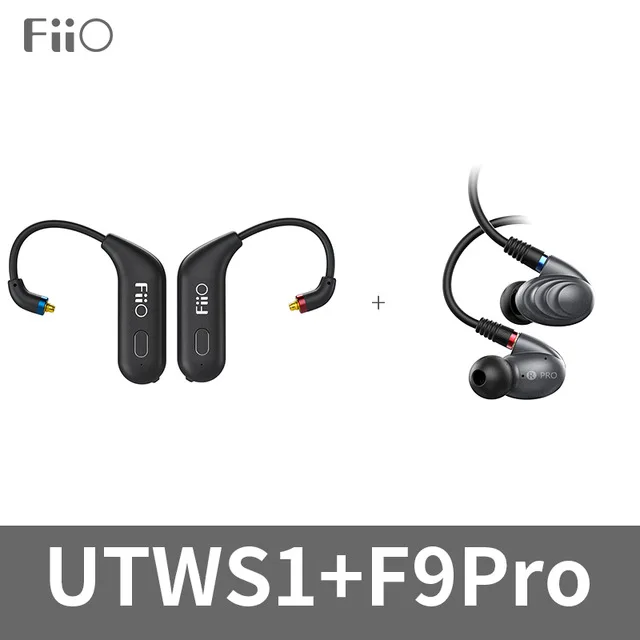 FiiO UTWS1 TWS Bluetooth V5.0 наушники aptX Hook MMCX/0,78 мм наушники Bluetooth модуль с микрофоном для Shure/FiiO/Westone - Цвет: UTWS1 mmcx F9pro