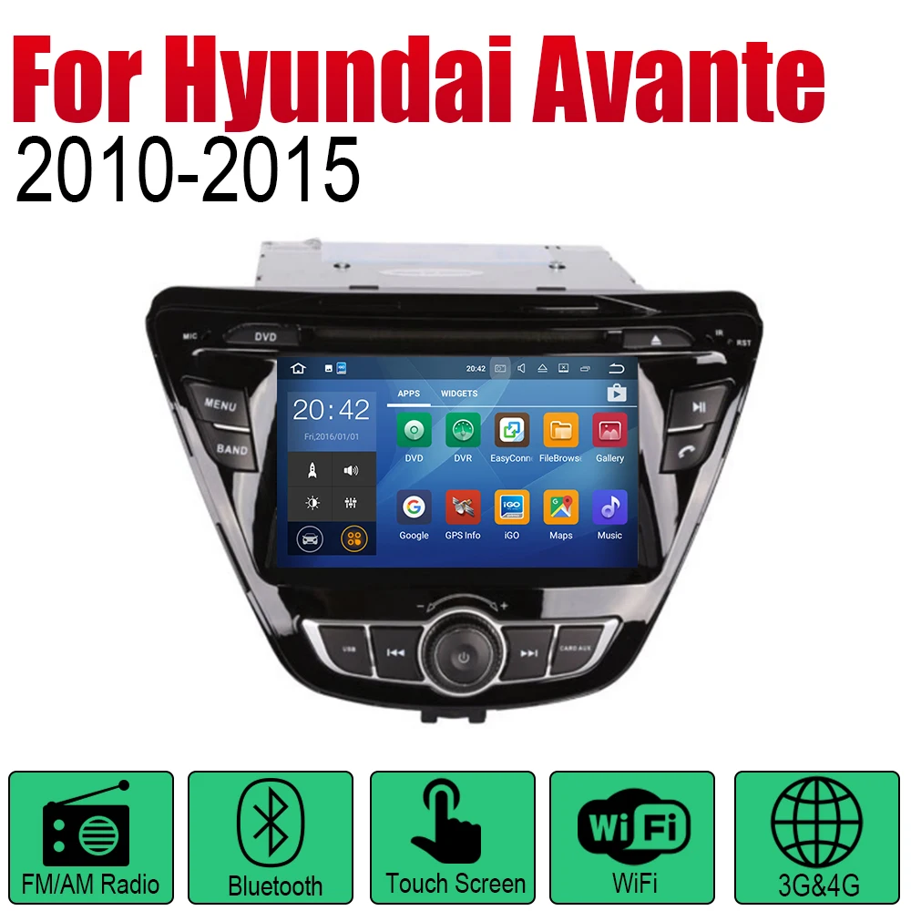 Flash Deal ZaiXi Android Car Radio Stereo DVD GPS Navigation For Hyundai Avante Elantra 2010~2015 Bt wifi 2din Car Radio Stereo Multimedia 1