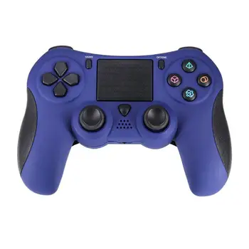 

Durable Game Controller Multi-function Wireless Game Controller Gamepad Game Handle w/6 Axis Audio RGB Light for PS4