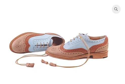 

Women Ankle Boots Spring2020 New Retro Brock Colorblock Lace Up Pumps Shoes Casual Woman Round Toe Low Heels Mujer Zapatos LP090