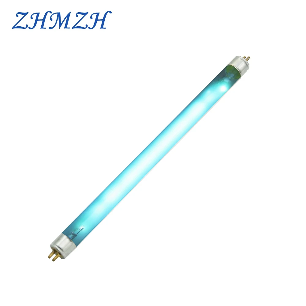 UVC Quartz Sterilization Light Ozone Domestic Germicidal Lamp T8 Ultraviolet Lamps 220V 10W 15W Bluish Violet Light
