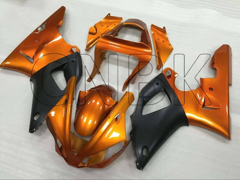INJECTION mold Для YZFR1 01 обтекатель Наборы для YAMAHA YZFR1 01 золотые черные Пластиковые обтекатели YZF1000 R1 2000-2001 Пластик обтекатели - Цвет: INJECTION mold
