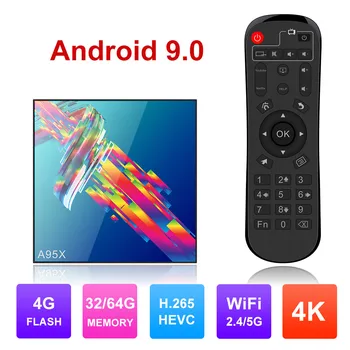 

DQiDianZ A95XR3 Smart TV BOX Amlogic RK3318 4GB+64GB Android 9.0 Google Media player 2.4G/5G WiFi Suport Netflix Youtube