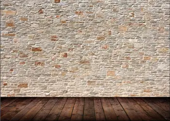 

SHENGYONGBAO Art Fabric Christmas Photography Backdrops Prop flower and Wood Planks theme Photo Studio Background DRS-93589