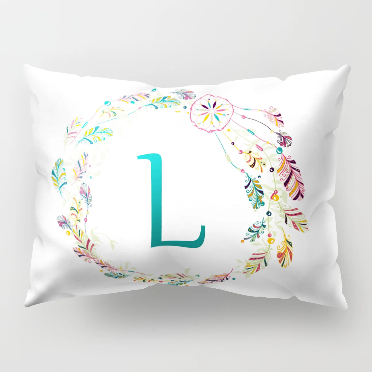 26- Letters Bed Car Throw Sofa Decor Waist Pillow Case Home Cushion Covers A-Z