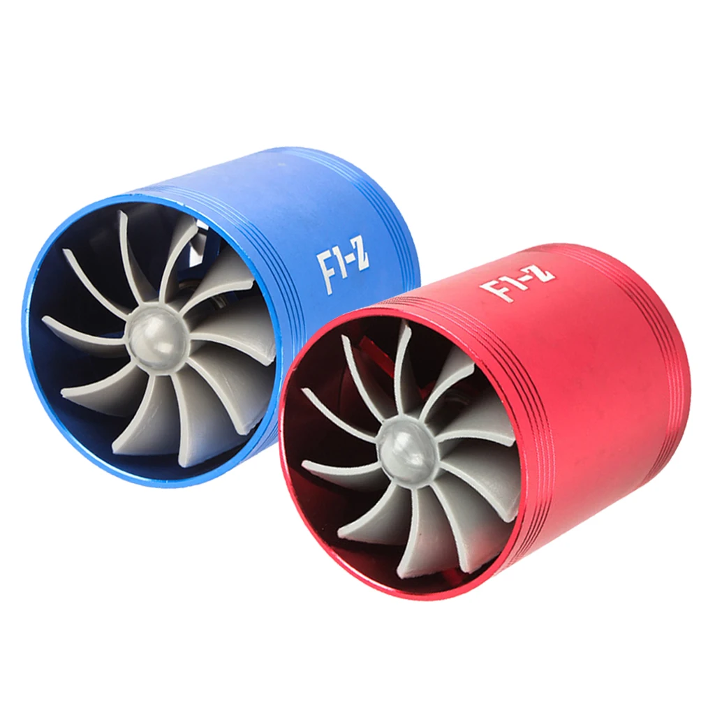 2 Pieces Universal Car Turbo Charger Super Charger Turbo Easy installation