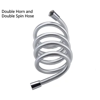 

Shower Hose Bath 1.5M Extra Long Handheld PVC Flexible Room Shower Set Accessories Explosion-Proof Pipes Suitable G1/2-Inch #15