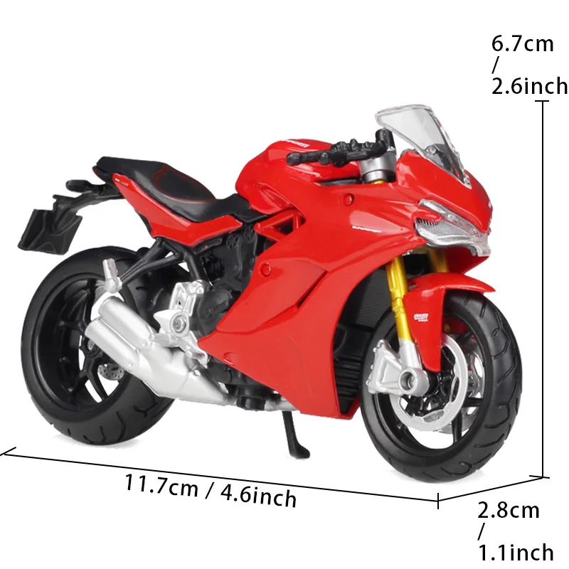 Maisto 1 18 1 18 Scale Ducati Supersports Motorcycles Motorbikes Diecast Display Models Birthday Gift Toy 4