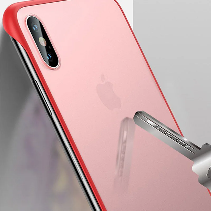 Для iPhone X XS чехол для MAX XR тонкий жесткий 8 7 6 6S Plus телефона Поддержка беспроводной
