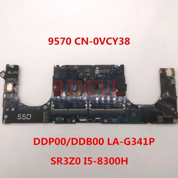 

For Dell XPS 13 9570 Laptop motherboard CN-0VCY38 0VCY38 VCY38 DDP00/DDB00 LA-G341P With SR3Z0 I5-8300H CPU 100% full Tested ok