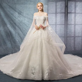 

2019 Wedding Celebrity Backless Full Ruffles Dress Sexy Women Slash Neck Ball Gown Bandage Chinese Style Party Dresses Wholesale