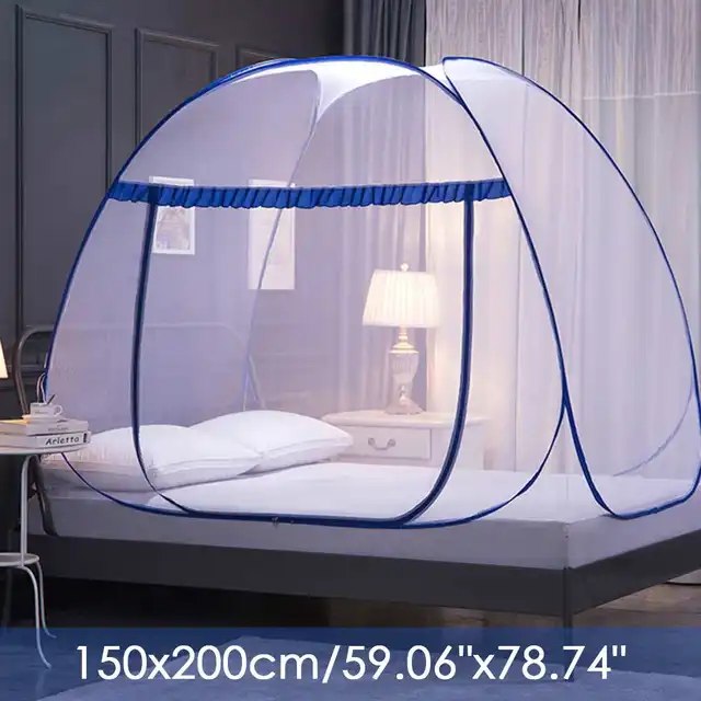 Geven Rijden Geld rubber Pop ~ Up Klamboe Tent Draagbare Automatische Installatie Gratis Opvouwbare  Student Stapelbed Ademend Netting Mosquitera Home Decor|Klamboe| -  AliExpress