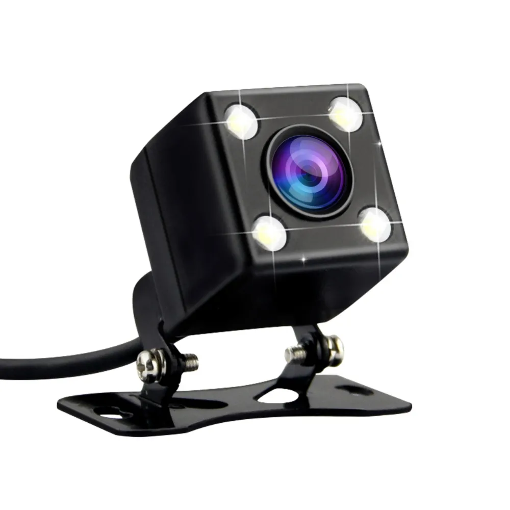 Автомобильная камера заднего вида HD с маленькими квадратами после вытяжки(4Pin) разъем порт видео порт со светодиодный видеорегистратор ночного видения водонепроницаемый