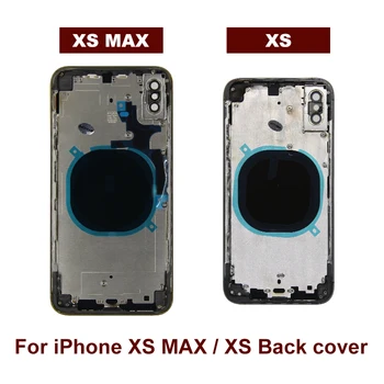 

Full Housing Case For iphone XS XS MAX Battery Back Cover Door Rear Cover + Chassis middle Frame No Flex Cable