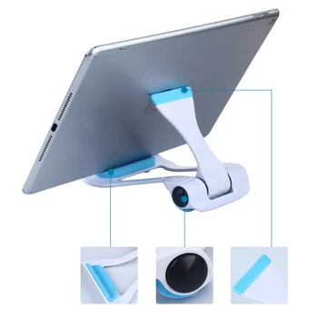 

Universal Tablet Stands PC Phone Holder Foldable Adjustable Angle Desk Mobile Phone Holder Stand Flexible for Pad 13.6*10*2.6cm