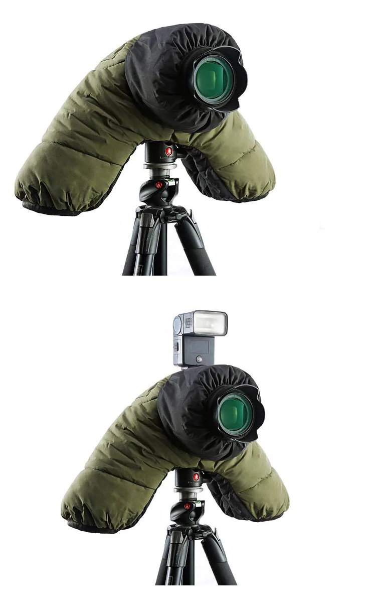 Roadfisher кожаный хлопковый плотный теплый зимний чехол для камеры SLR DSLR со вставкой